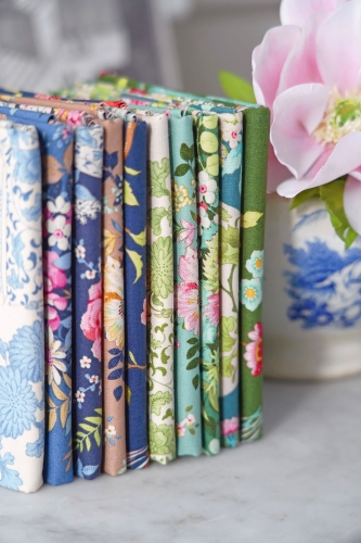 Tilda Patchwork Stoff Baumwolle - Chic Escape Wildgarden Teal
